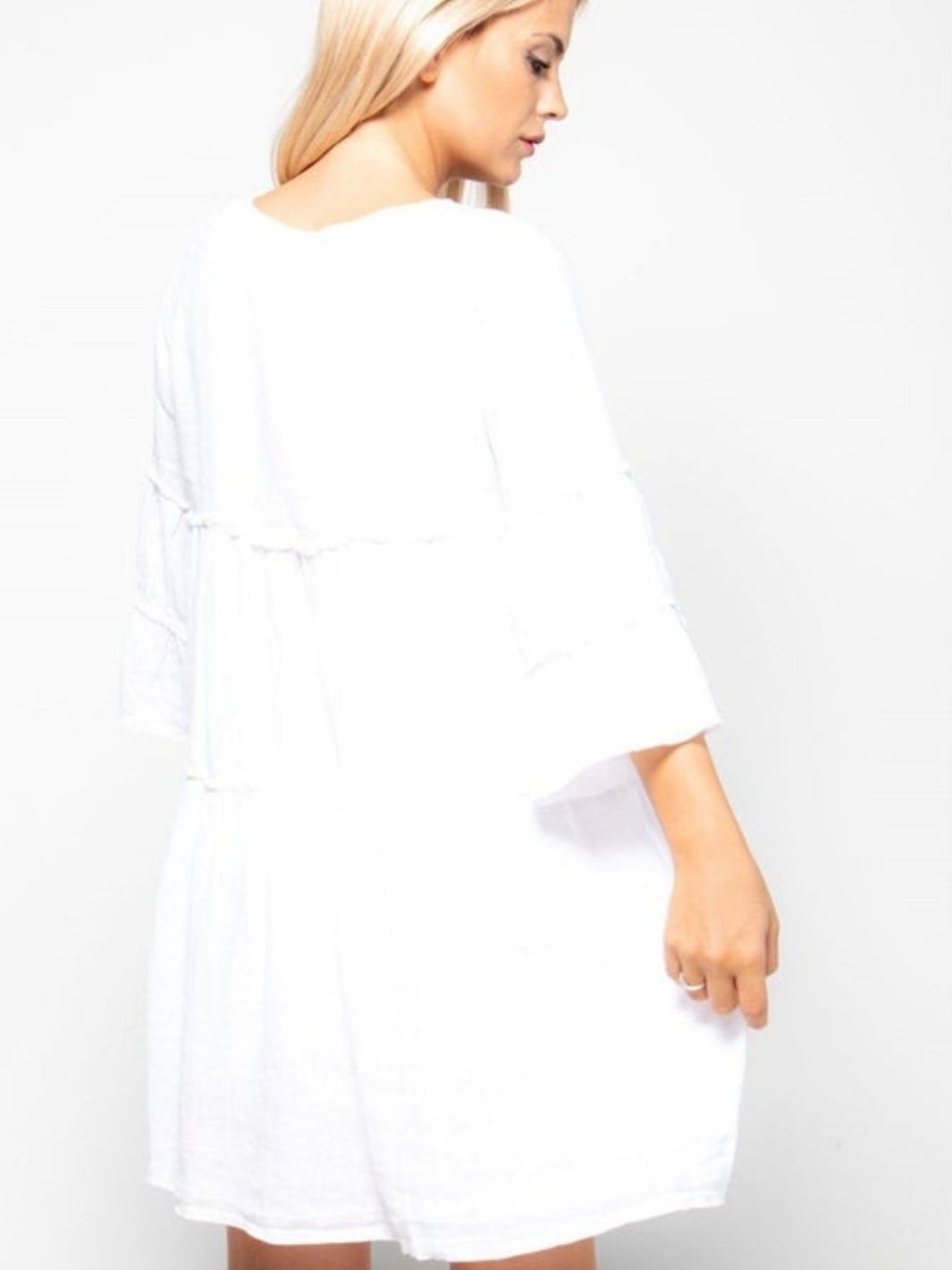 Camisero Botonero De Lino Blusas y Camisas Dine & Dance