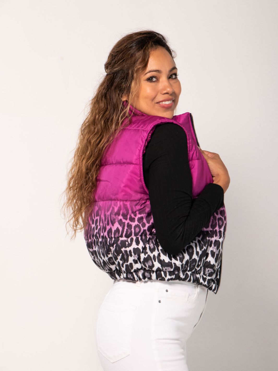 Gilet Acolchado Animal Print Abrigos y Chaquetas Dine & Dance