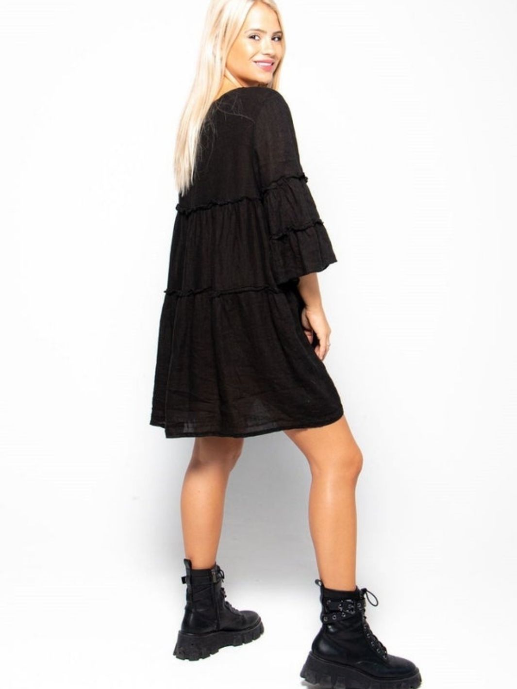 Camisero Botonero De Lino Blusas y Camisas Dine & Dance