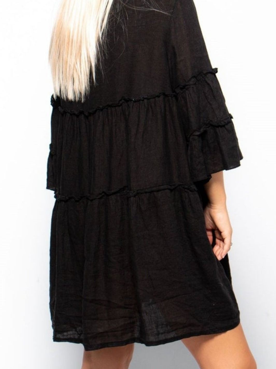 Camisero Botonero De Lino Blusas y Camisas Dine & Dance
