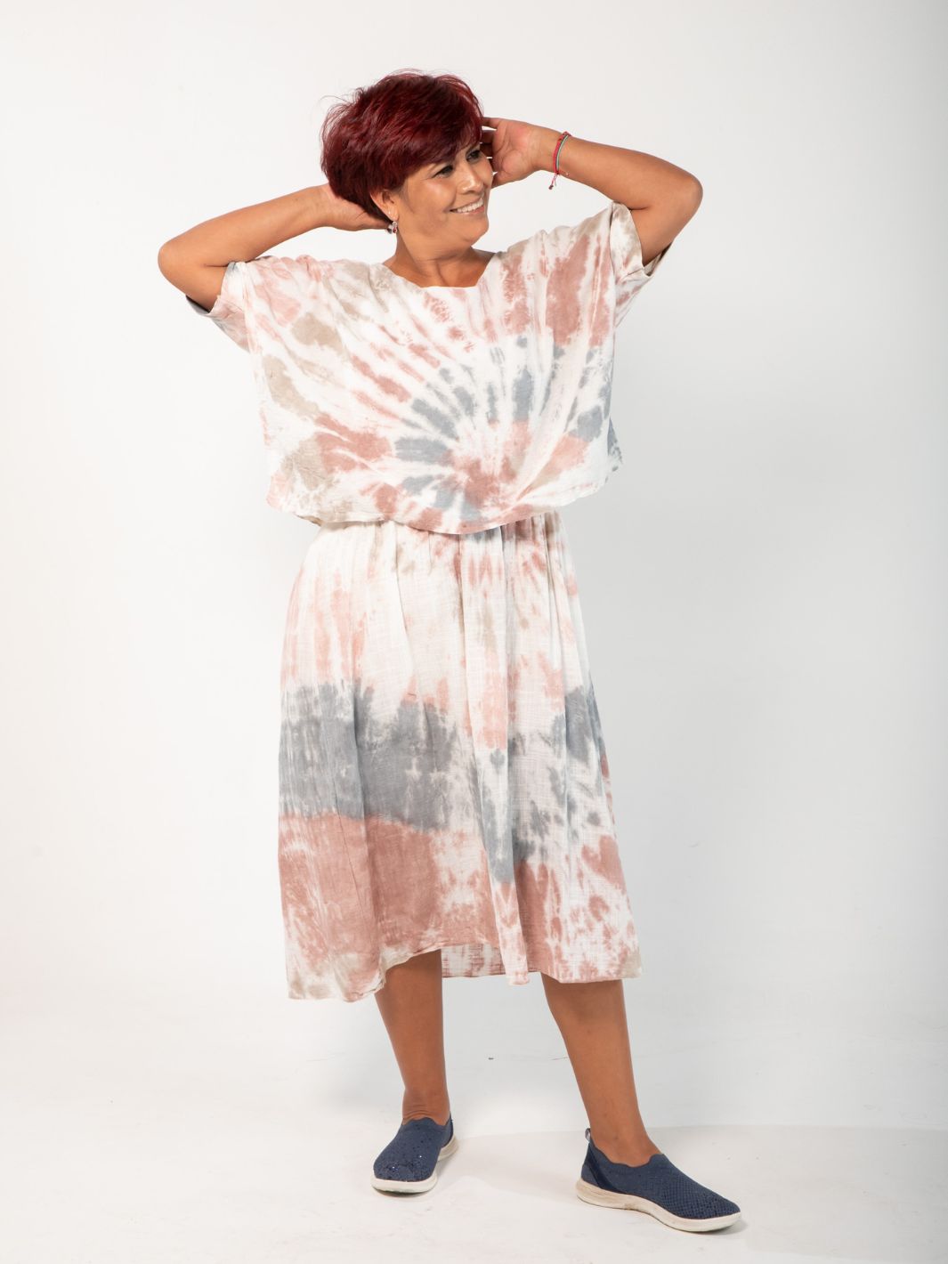 Vestido y Top Tie Dye Todo En Uno Vestidos Dine & Dance