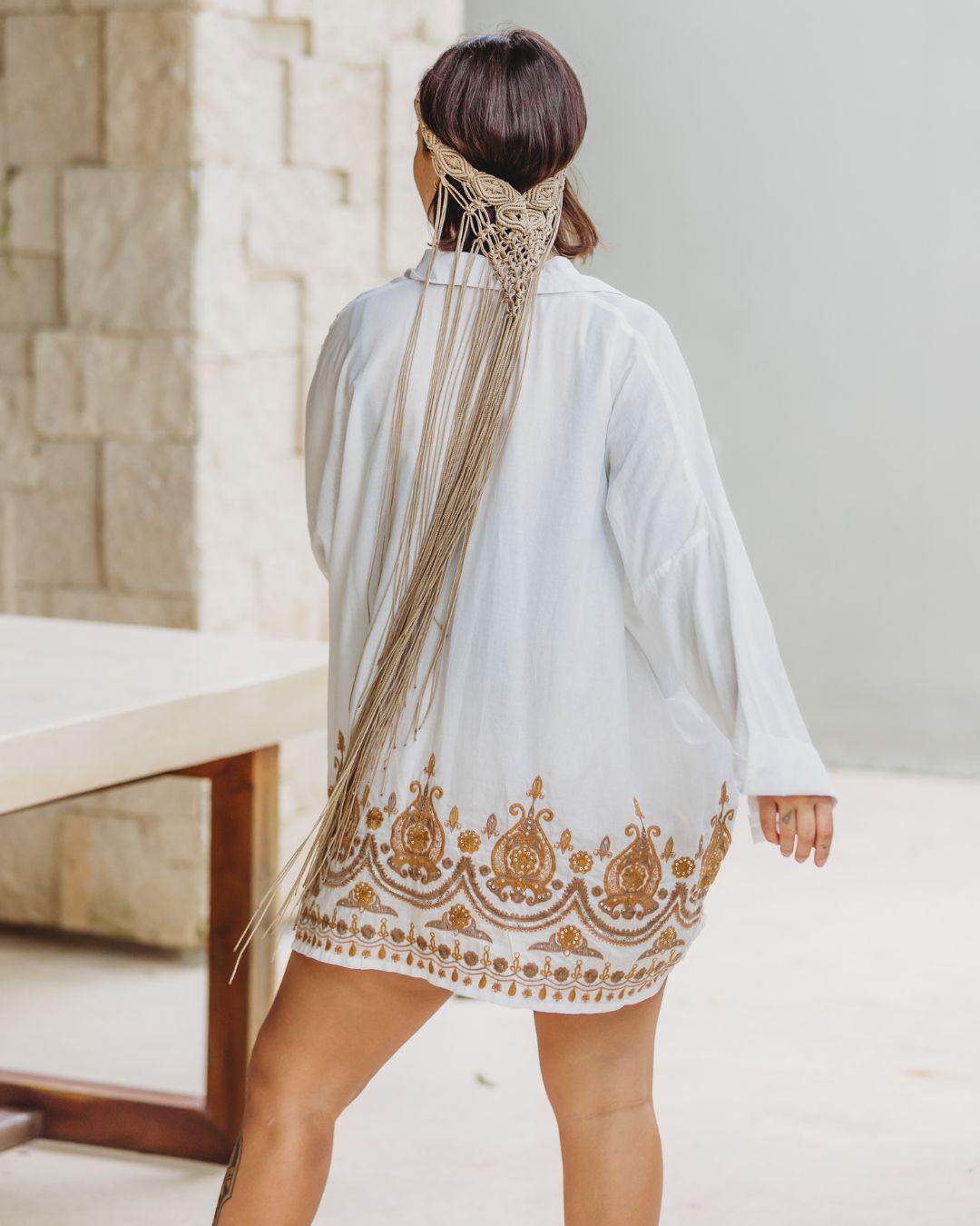 Camisa Toque De La India Blusas y Camisas Dine & Dance