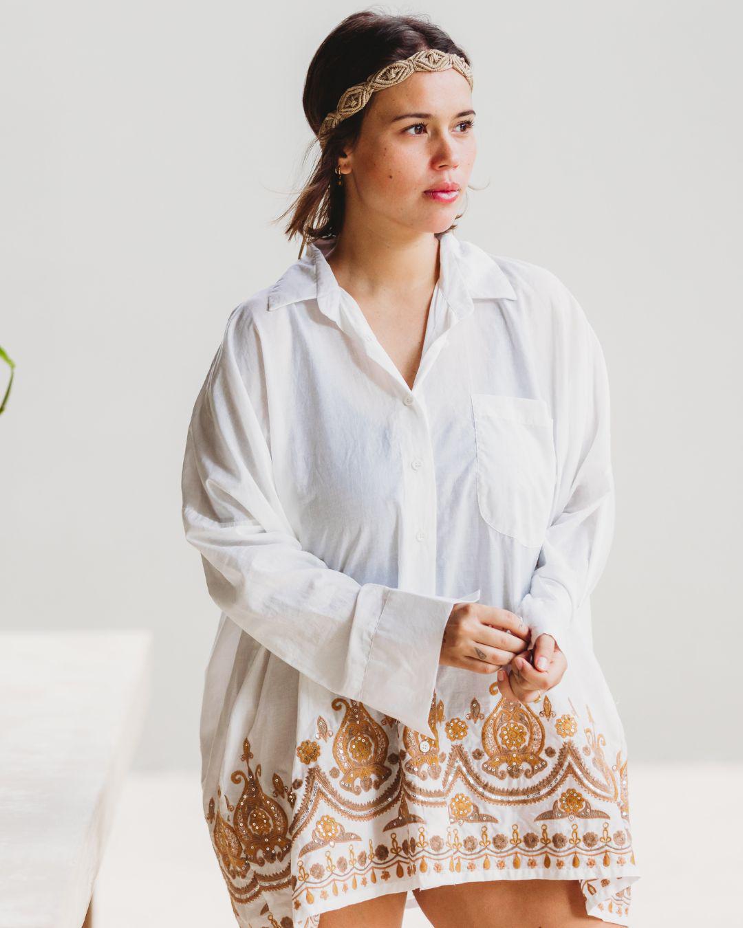 Camisa Toque De La India Blusas y Camisas Dine & Dance