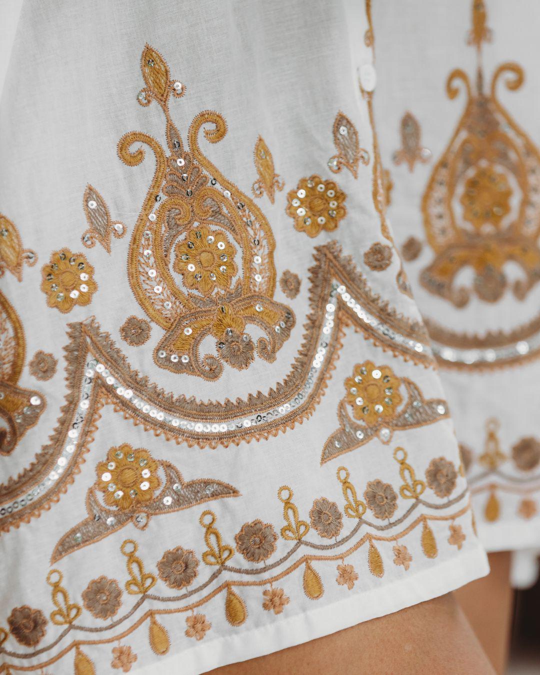 Camisa Toque De La India Blusas y Camisas Dine & Dance