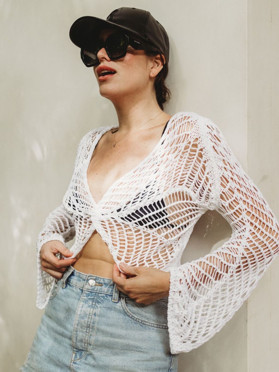 Crop Top Twist Tejido Tops Kiki & Josie