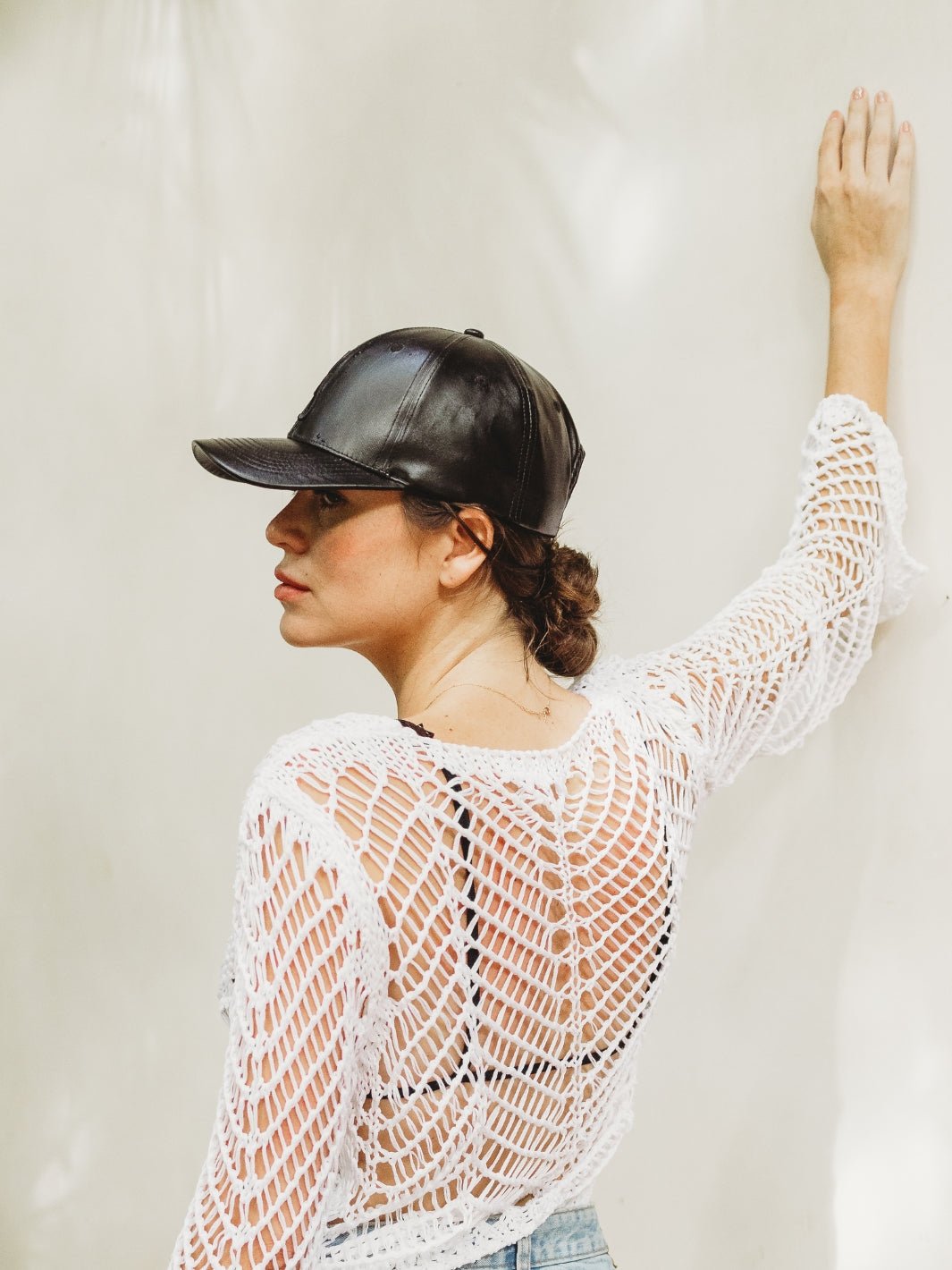 Gorra Urban Chic Cuero Vegano Gorras Kiki & Josie