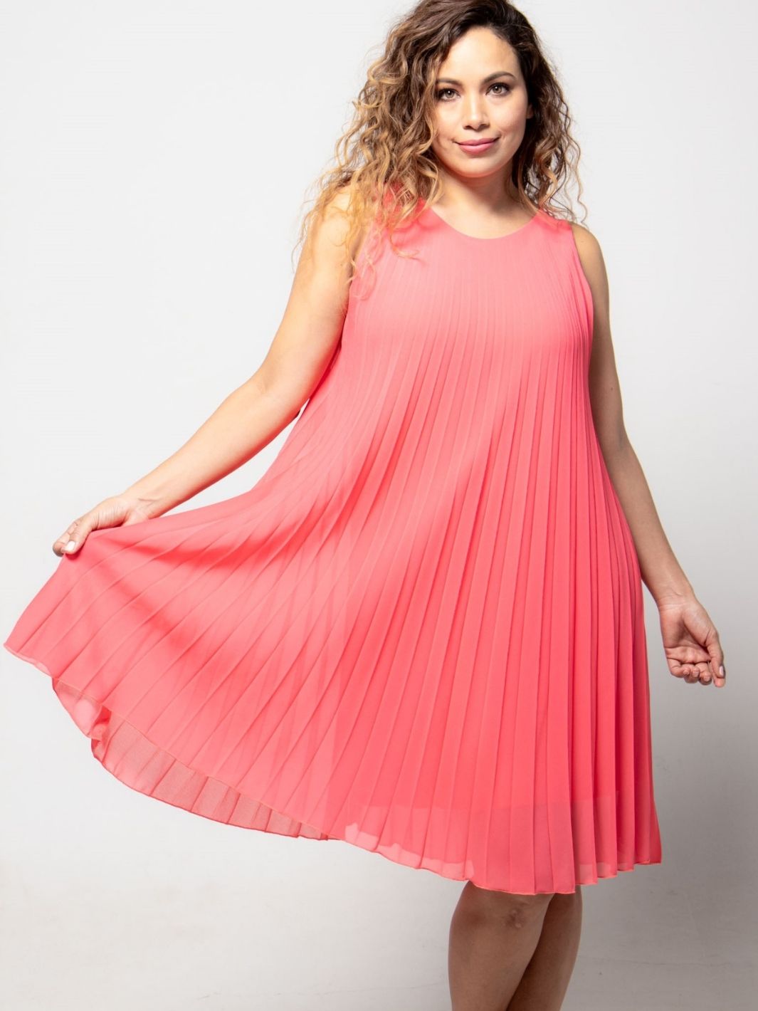 Vestido Midi De Ensueño Vestidos Dine & Dance Rosa Coral