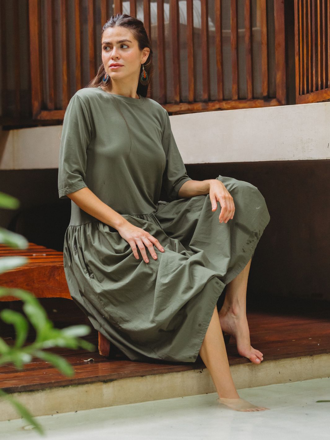 Vestido Serenidad Mangas Largas Vestidos Dine & Dance