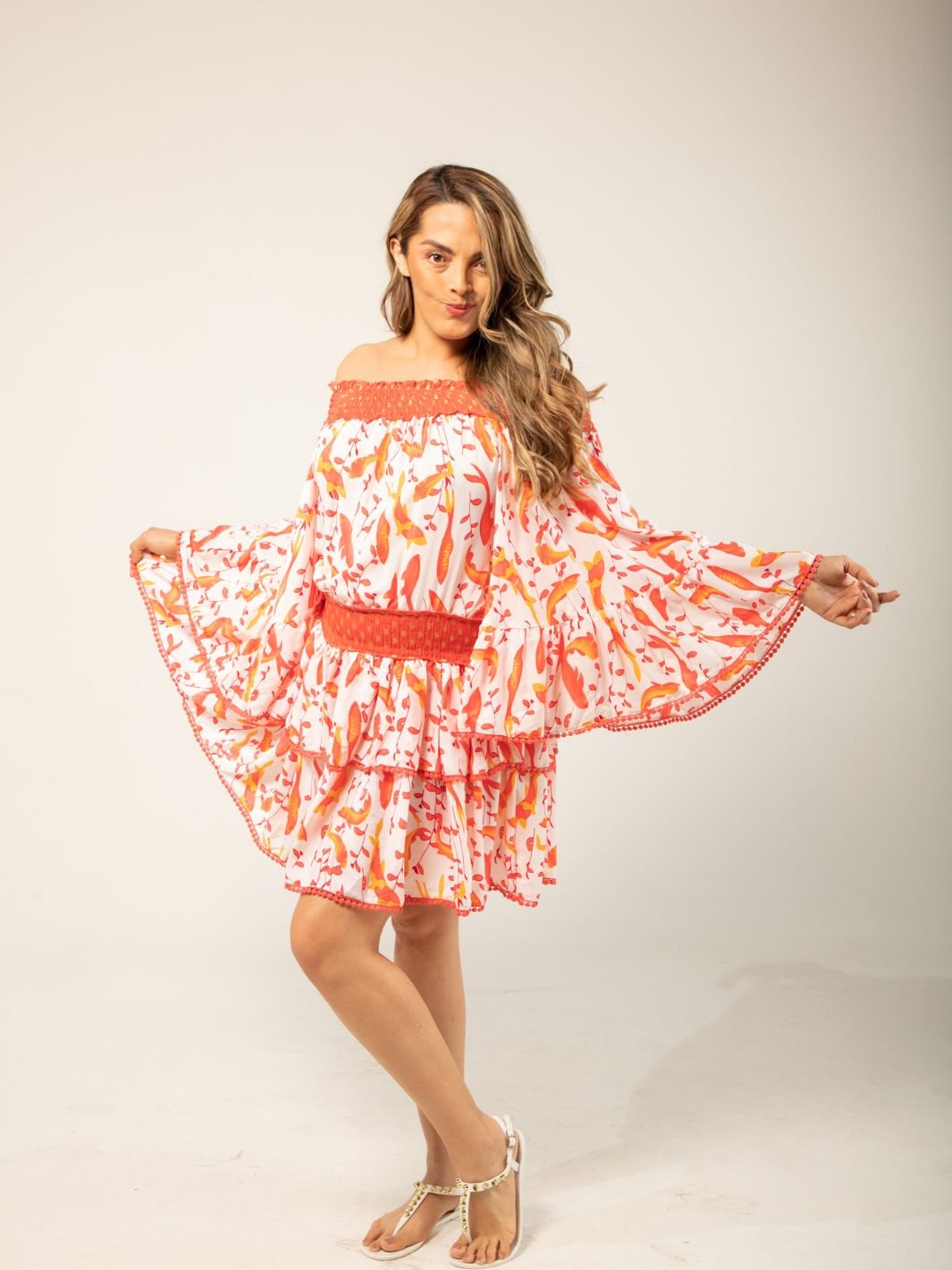 Vestido Vibra Asiatica Vestidos Dine & Dance
