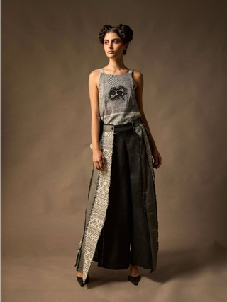 Blusa Ale Lino Blusas y Camisas Hammam Gris