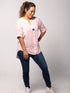 Blusa De Lino Esencia Vintage Blusas y Camisas Dine & Dance Rosa Palo