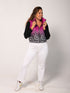 Gilet Alcochado Animal Print Abrigos y Chaquetas Dine & Dance Magenta