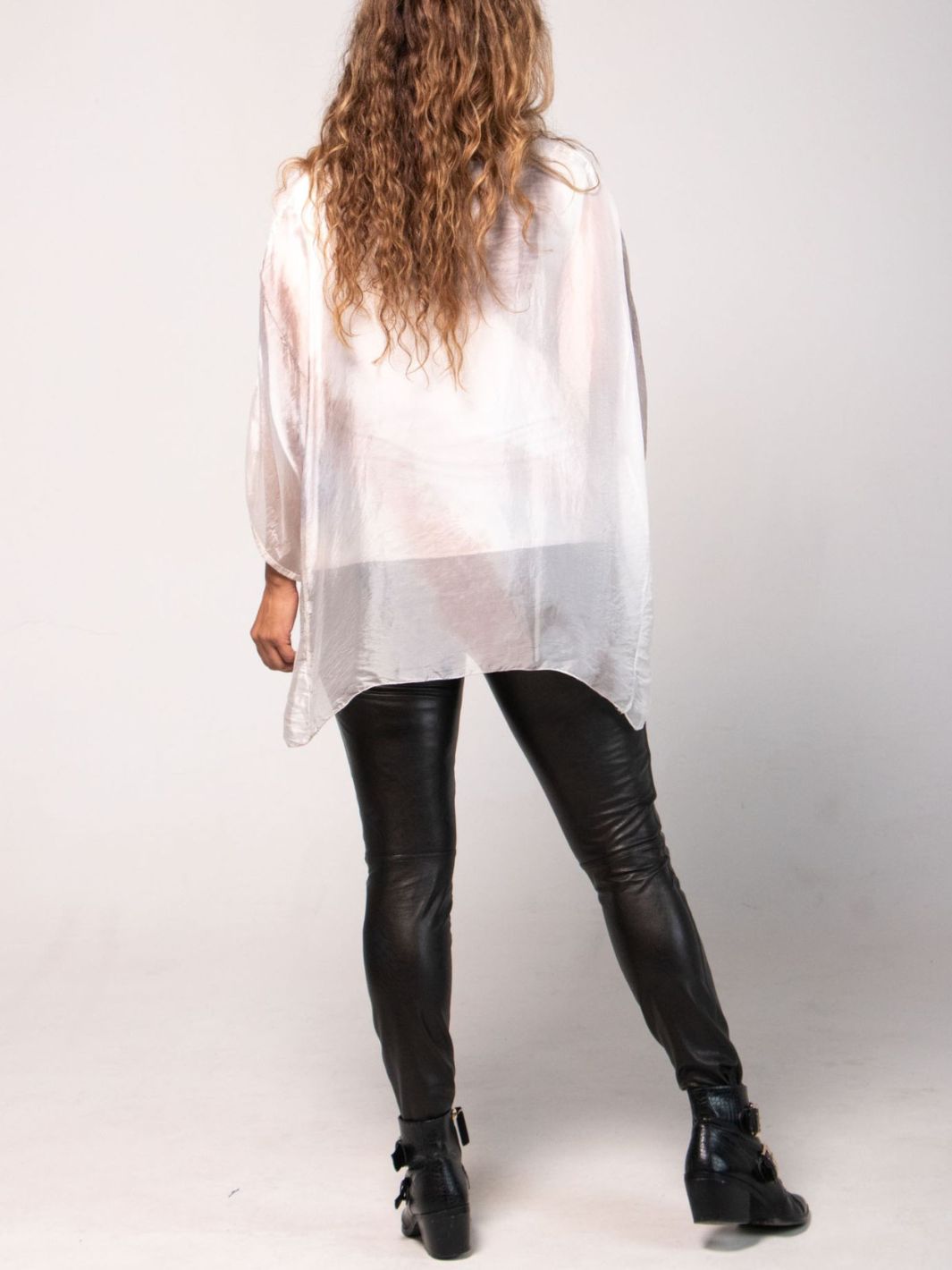 Blusa De Seda Tie-Dye Blusas y Camisas Dine &amp; Dance