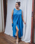 Vestido Gracia Clásica Vestidos Dine & Dance Azul Rey