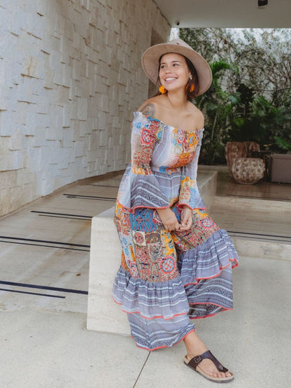 Mono Largo Boho Vestidos Dine &amp; Dance