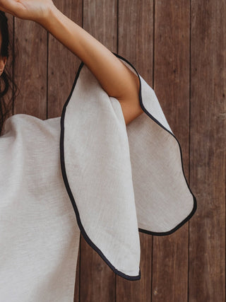 Blusa Ale Campana De Lino Blusas y Camisas Hammam