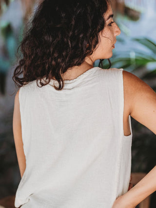 Blusa Alessa de Algodón Blusas y Camisas Abacá