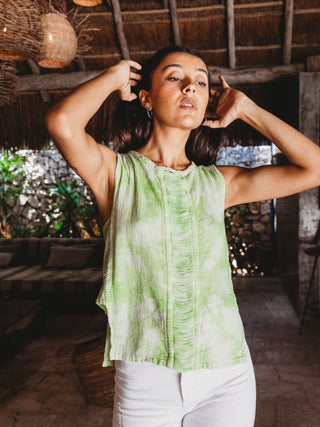 Blusa Alessa de Algodón Blusas y Camisas Abacá