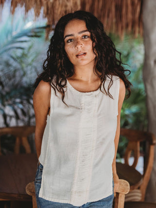 Blusa Alessa de Algodón Blusas y Camisas Abacá