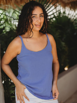 Blusa Berry de Algodón Blusas y Camisas Abacá Lily