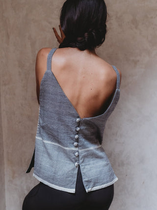 Blusa Corse Tribal De Algódon Blusas y Camisas Hammam