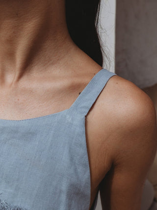 Blusa Corse Tribal De Lino Blusas y Camisas Hammam