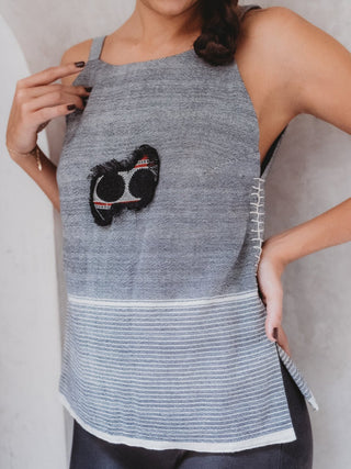 Blusa Corse Tribal De Algódon Blusas y Camisas Hammam