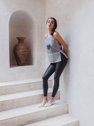 Blusa Corse Tribal De Algódon Blusas y Camisas Hammam