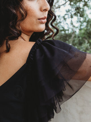 Blusa Corse Tribal Mesh Blusas y Camisas Hammam