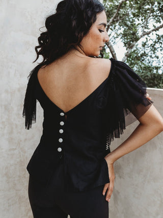 Blusa Corse Tribal Mesh Blusas y Camisas Hammam