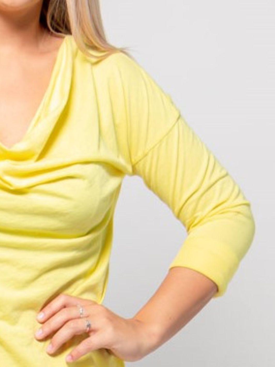 Blusa Cuello Acogedor Blusas y Camisas Dine &amp; Dance