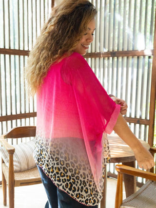 Blusa Leopardo Chic Blusas y Camisas Dine & Dance