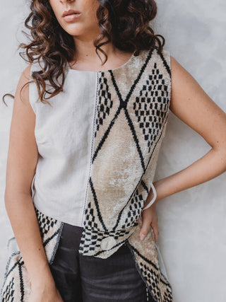 Blusa Nemrut Sirocco De LIno Blusas y Camisas Hammam