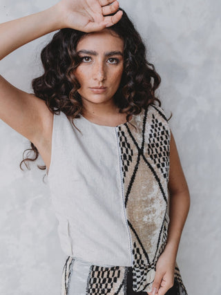 Blusa Nemrut Sirocco De LIno Blusas y Camisas Hammam