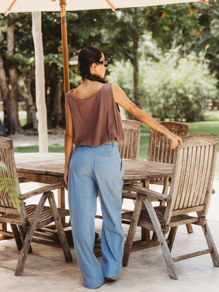 Blusa Ofelia de Algodón Blusas y Camisas Abacá