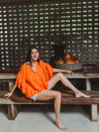 Blusa Paloma Con Volantes Blusas y Camisas Dine & Dance