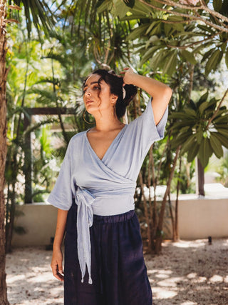 Blusa Raissa de Algodón Blusas y Camisas Abacá