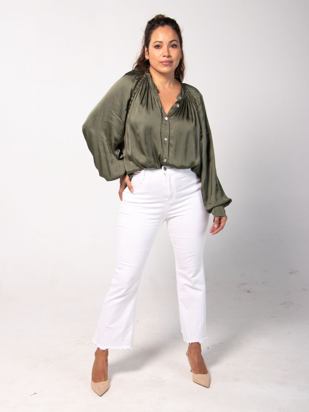 Blusa Rosa Chic Boho Blusas y Camisas Dine &amp; Dance