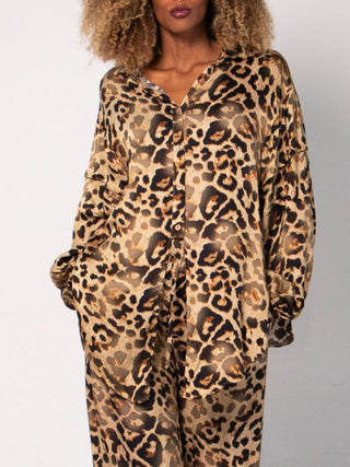 Blusa Sedosa Jaguar Maya Blusas y Camisas Dine & Dance
