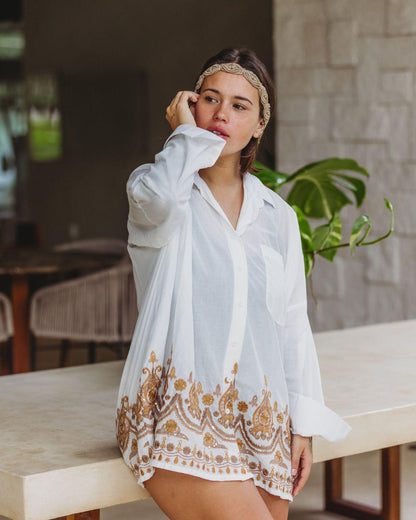 Camisa Toque De La India Blusas y Camisas Dine &amp; Dance