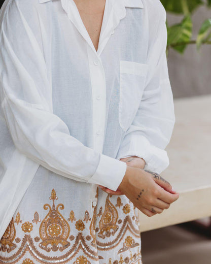 Camisa Toque De La India Blusas y Camisas Dine &amp; Dance