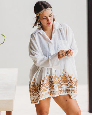 Camisa Toque De La India Blusas y Camisas Dine & Dance