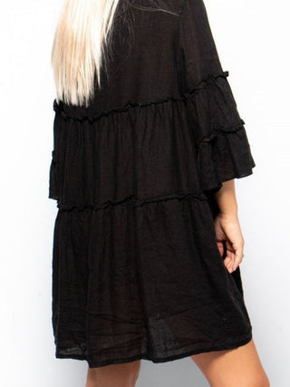 Camisero Botonero De Lino Blusas y Camisas Dine & Dance