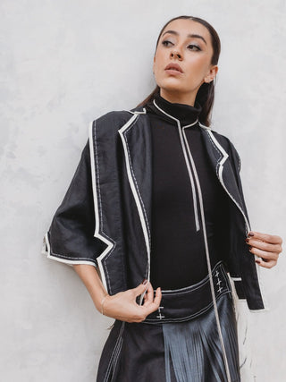 Chaqueta Tepalcate Lino Corta Abrigos y Chaquetas Hammam