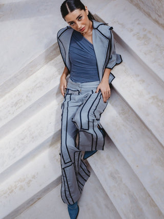 Chaqueta Tepalcate Lino Corta Abrigos y Chaquetas Hammam