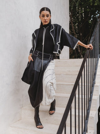 Chaqueta Tepalcate Lino Corta Abrigos y Chaquetas Hammam