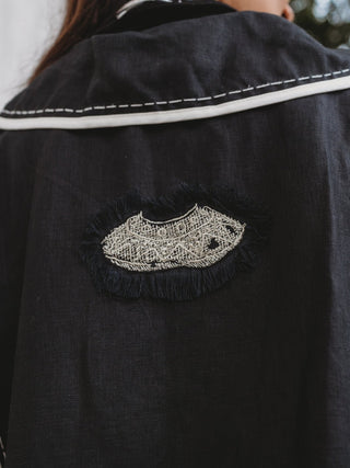 Chaqueta Tepalcate Lino Corta Abrigos y Chaquetas Hammam