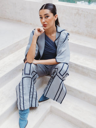 Chaqueta Tepalcate Lino Corta Abrigos y Chaquetas Hammam