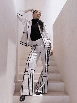 Chaqueta Tepalcate Lino Larga Abrigos y Chaquetas Hammam