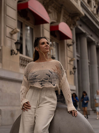 Crop Top Nudos Del Sol Tops Kiki & Josie